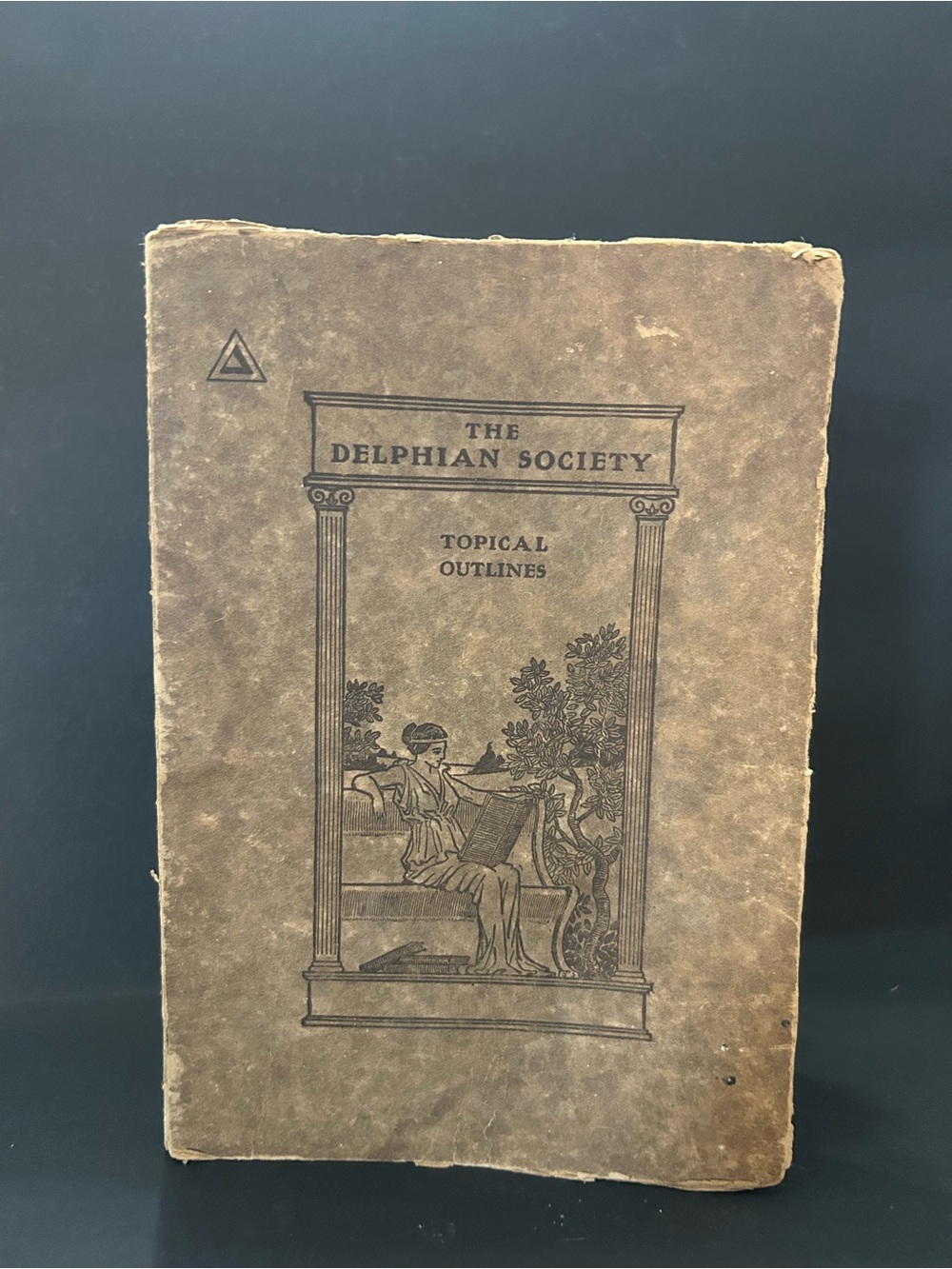 The Delphian Society- Topical Outlines Soft Cover Book.  Vintage 1910's